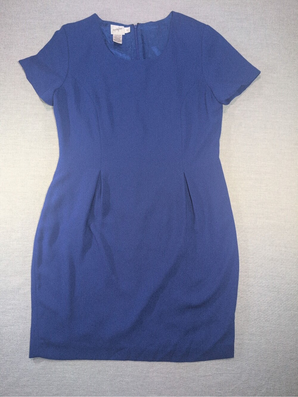 Blue short sleeve dress